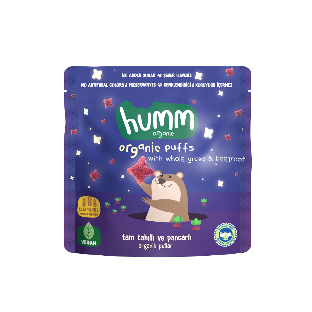 Humm Organik Pancarlı ve Tam Tahıllı Puflar 30 gr