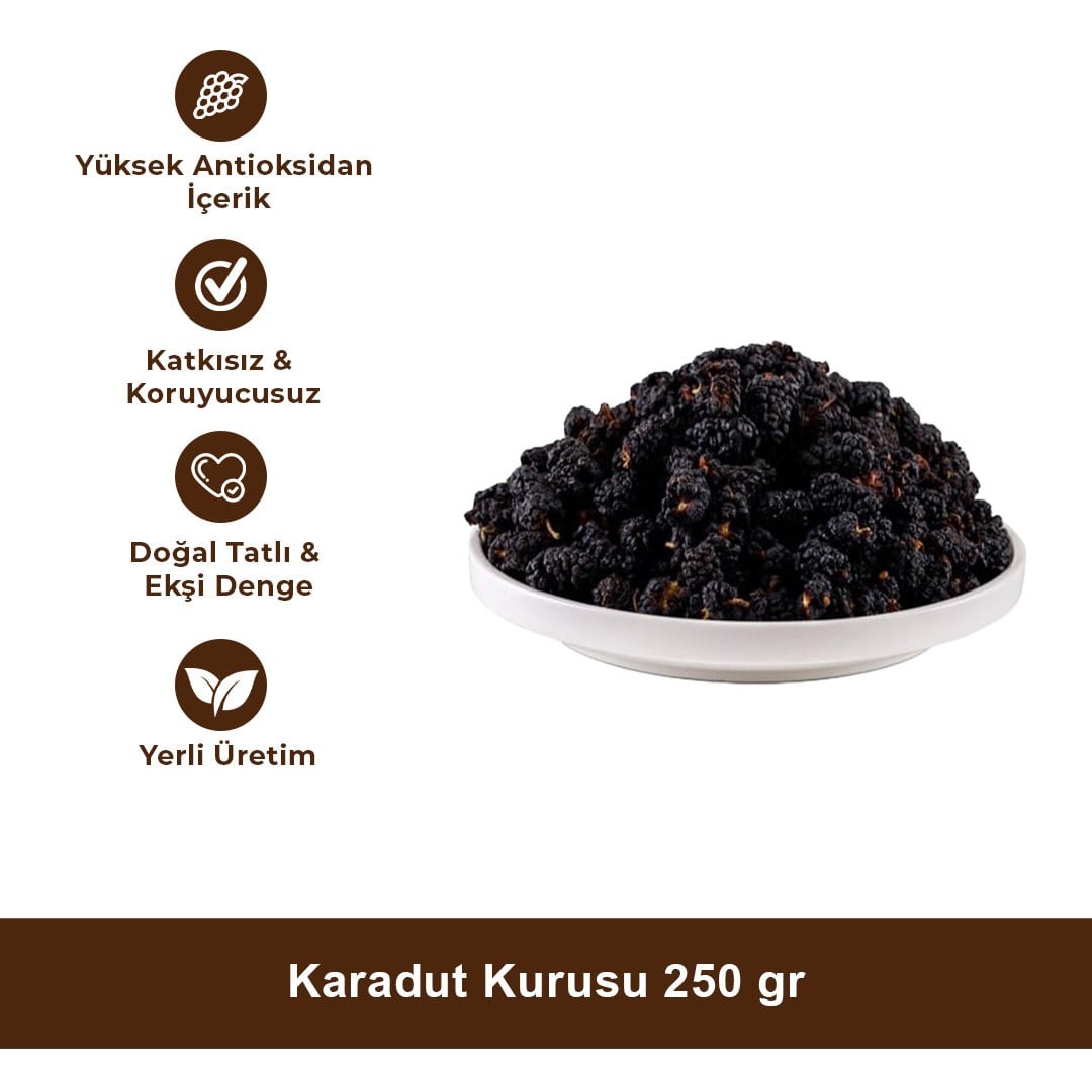 Karadut Kurusu 250 gr