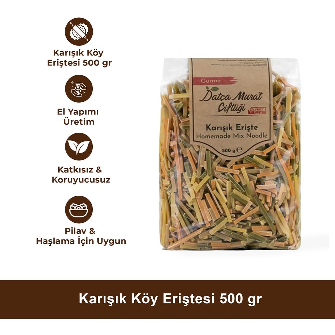 Karışık Köy Eriştesi 500 gr