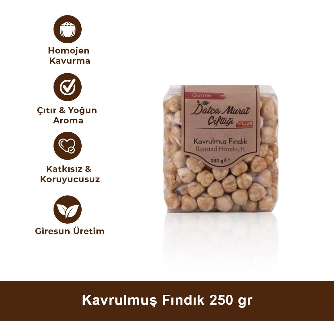 Kavrulmuş Fındık 250 gr