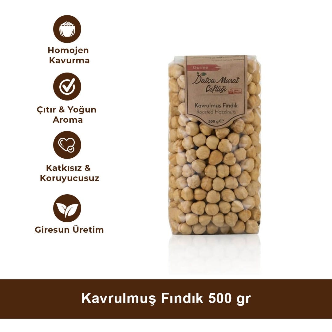 Kavrulmuş Fındık 500 gr