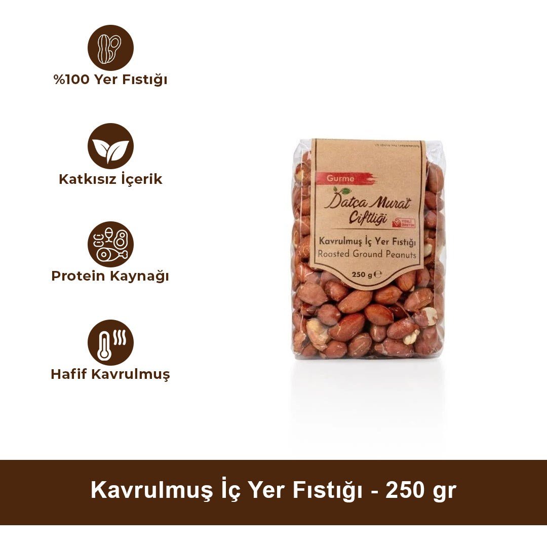 Kavrulmuş İç Yer Fıstığı 250 gr