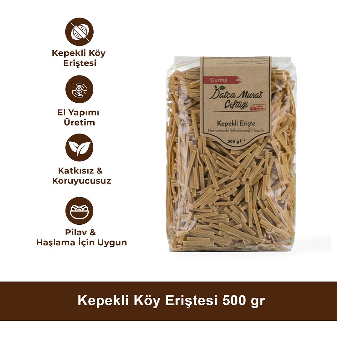 Kepekli Köy Eriştesi 500 gr