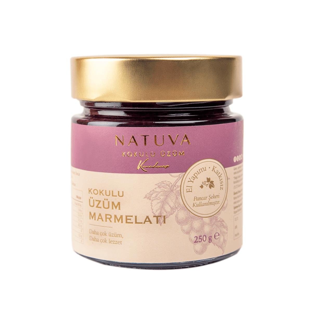 Kokulu Üzüm Marmelatı 250 gr -Natuva