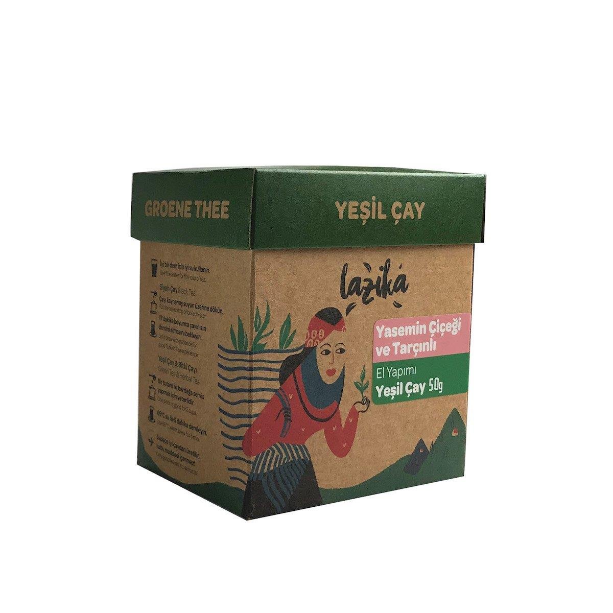 Lazika - Yasemin Tarçınlı Yeşil Çay 50 gr