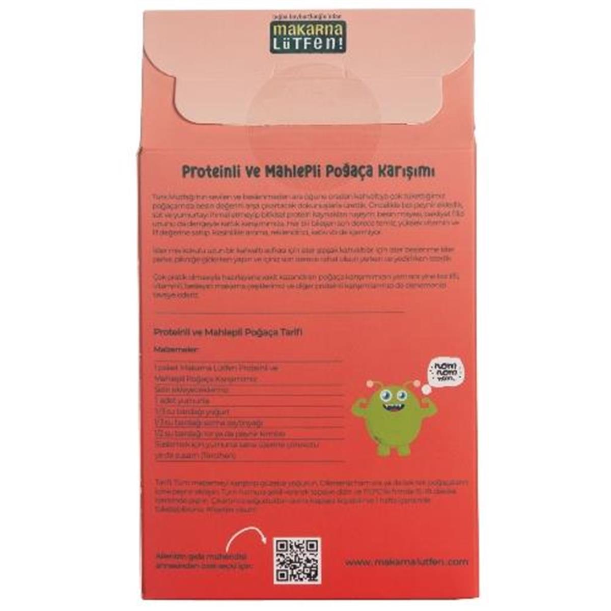 Makarna Lütfen Proteinli Mahlepli Poğaça Karışımı 242 Gr