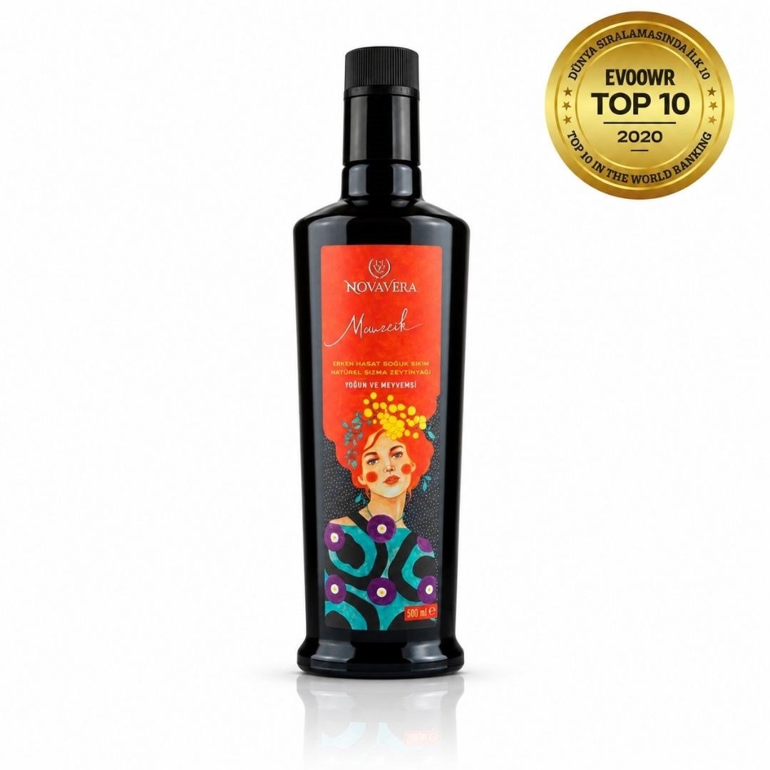 Memecik Erken Hasat Naturel Sızma Zeytinyağı 500ml - Novavera