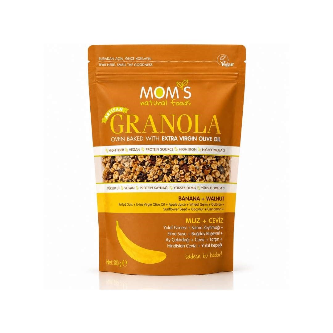 Muz Ceviz Granola 280g - Mom's