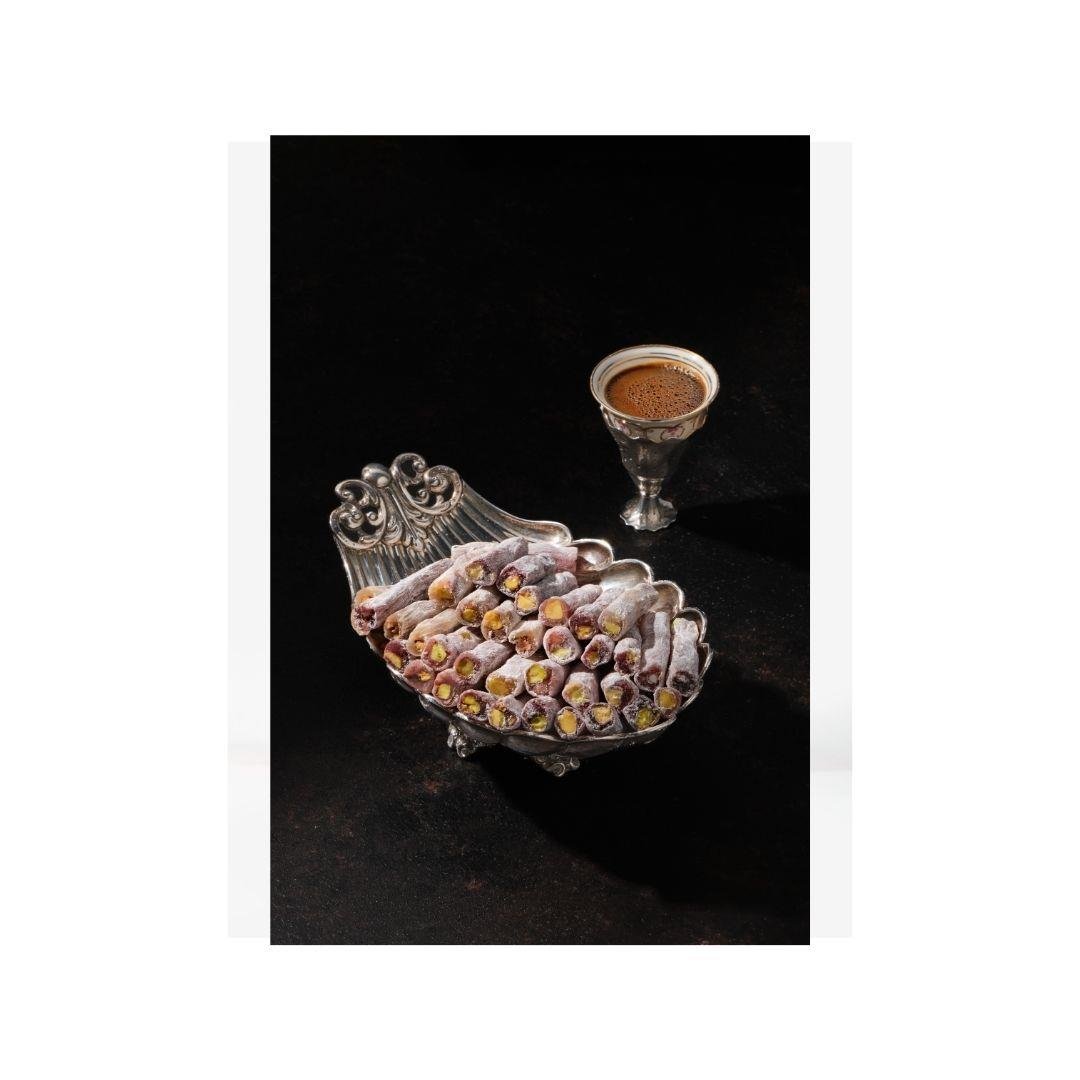 Nar,Karadut,Vanilya Beyaz Lokum 500 gr - Naturca