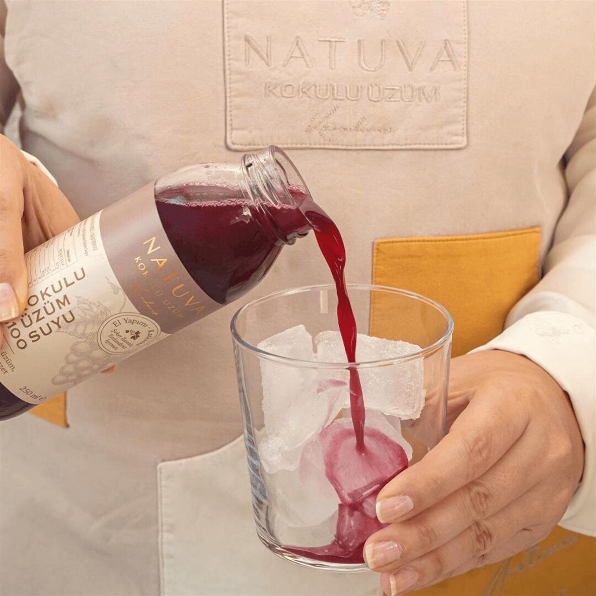 Natuva Şekersiz Üzüm Suyu 250 ml -Natuva