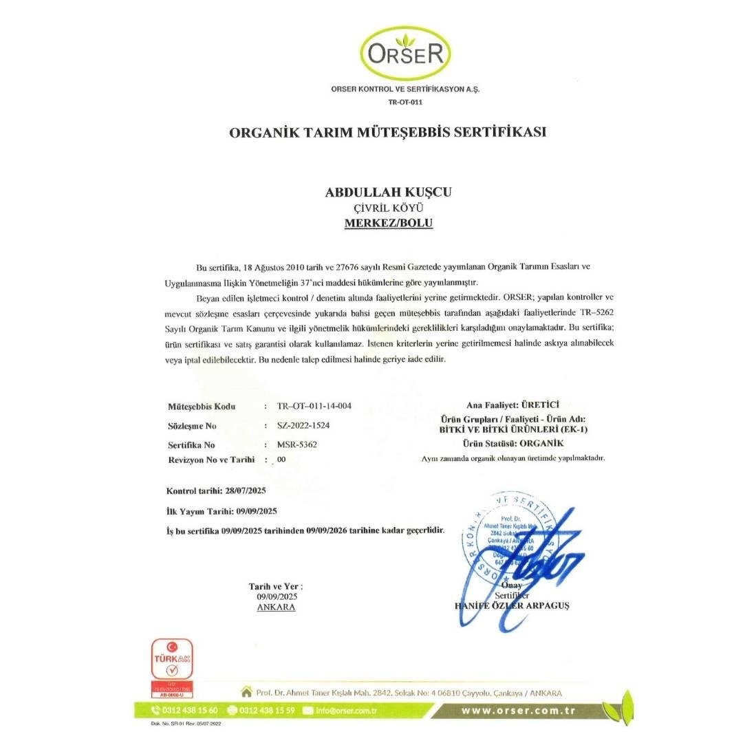 Organik Ahududu 100 gr