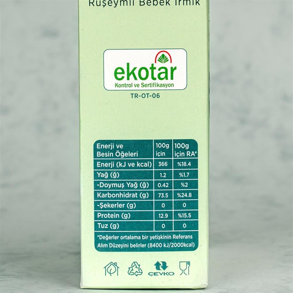 Organik Bebek İrmik 250 gr-Org Bahçe