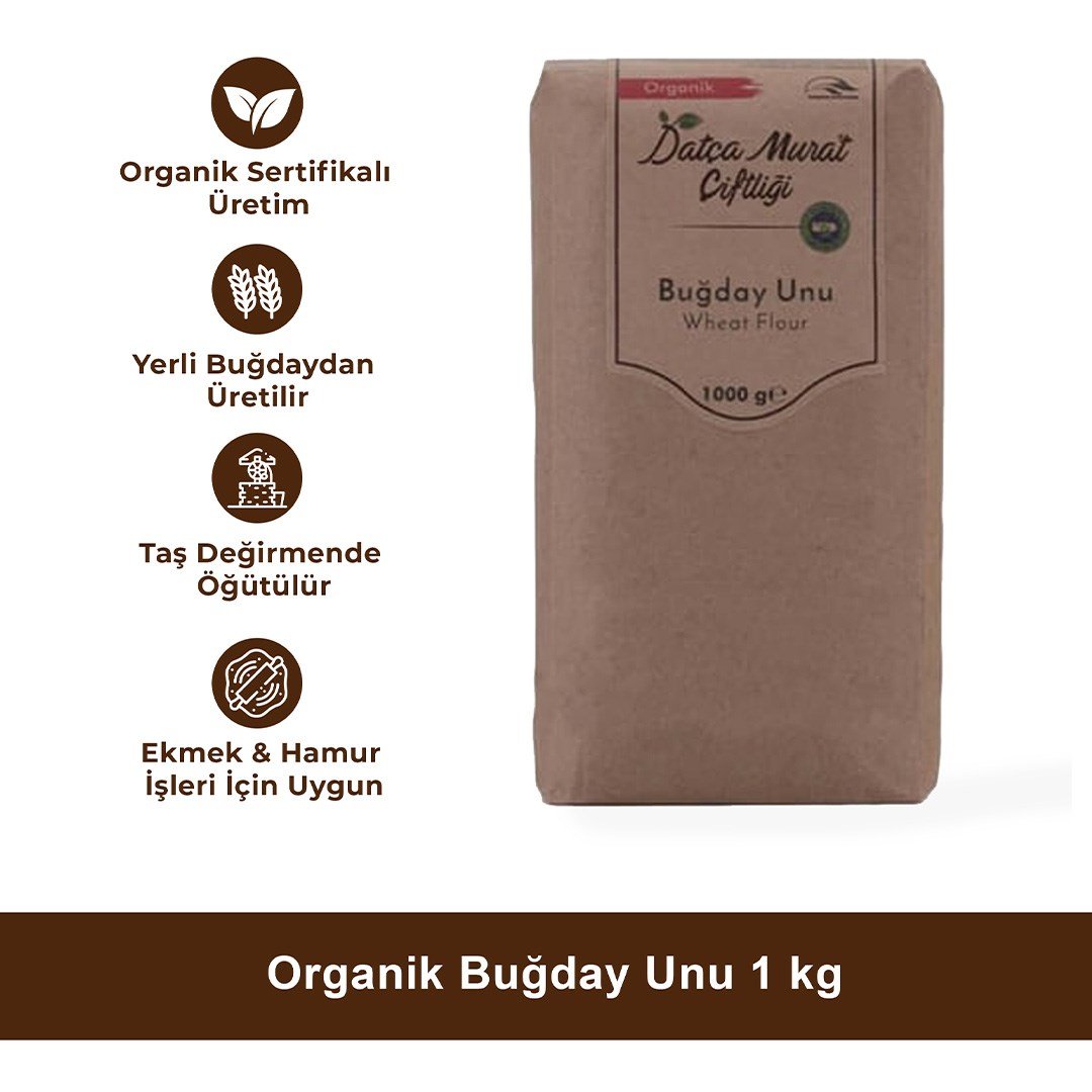 Organik Buğday Unu 1 kg