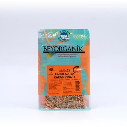 Organik Çabuk Çorba Karabuğdaylı (14 dk'da hazır) 93 gr - Beyorganik