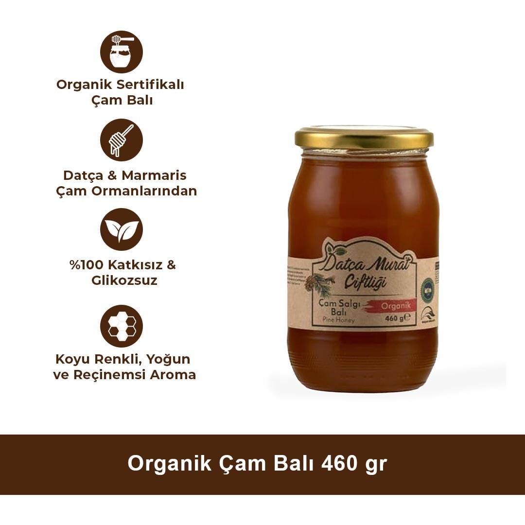 Organik Çam Balı 460 gr