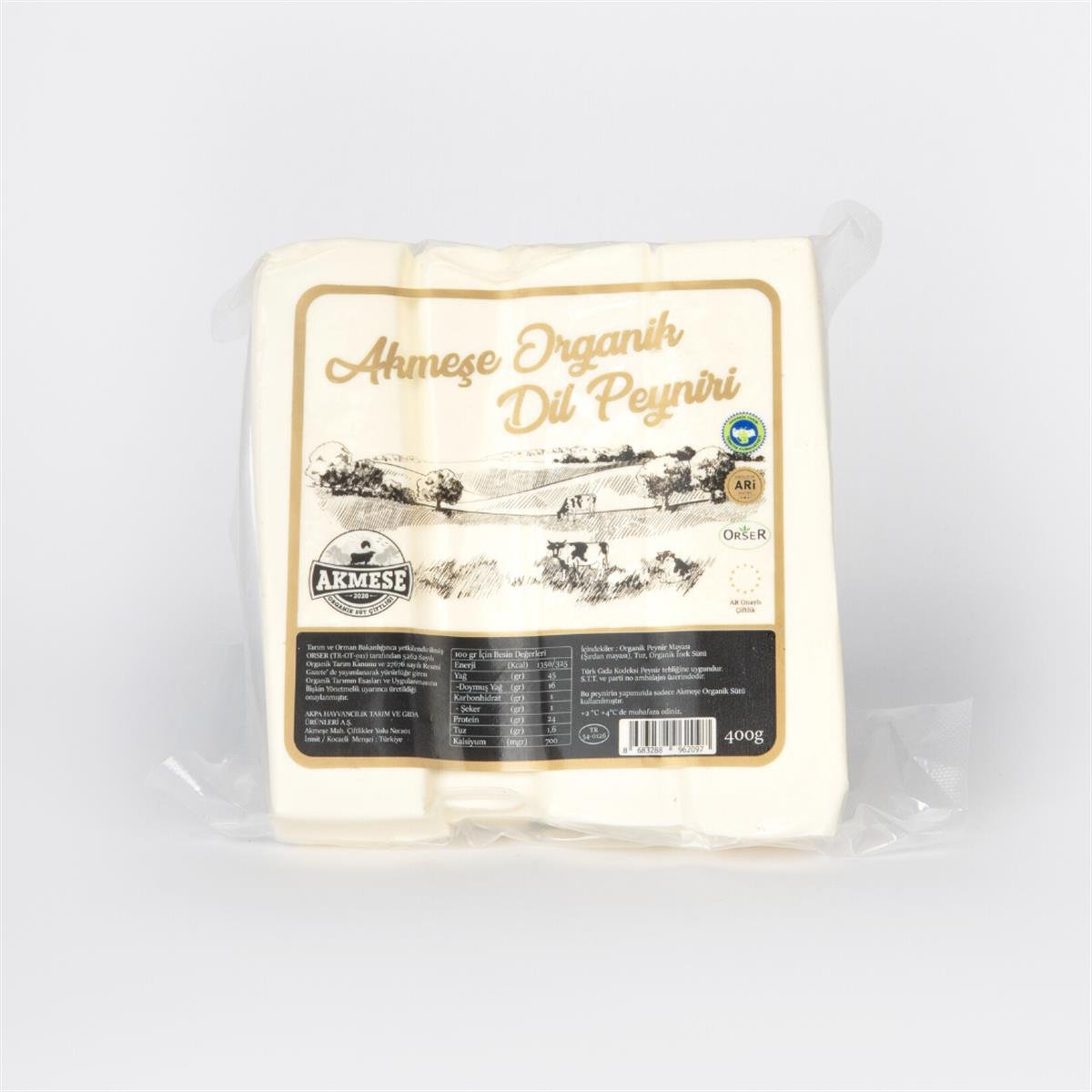 Organik Dil Peyniri 400 gr - Akmeşe