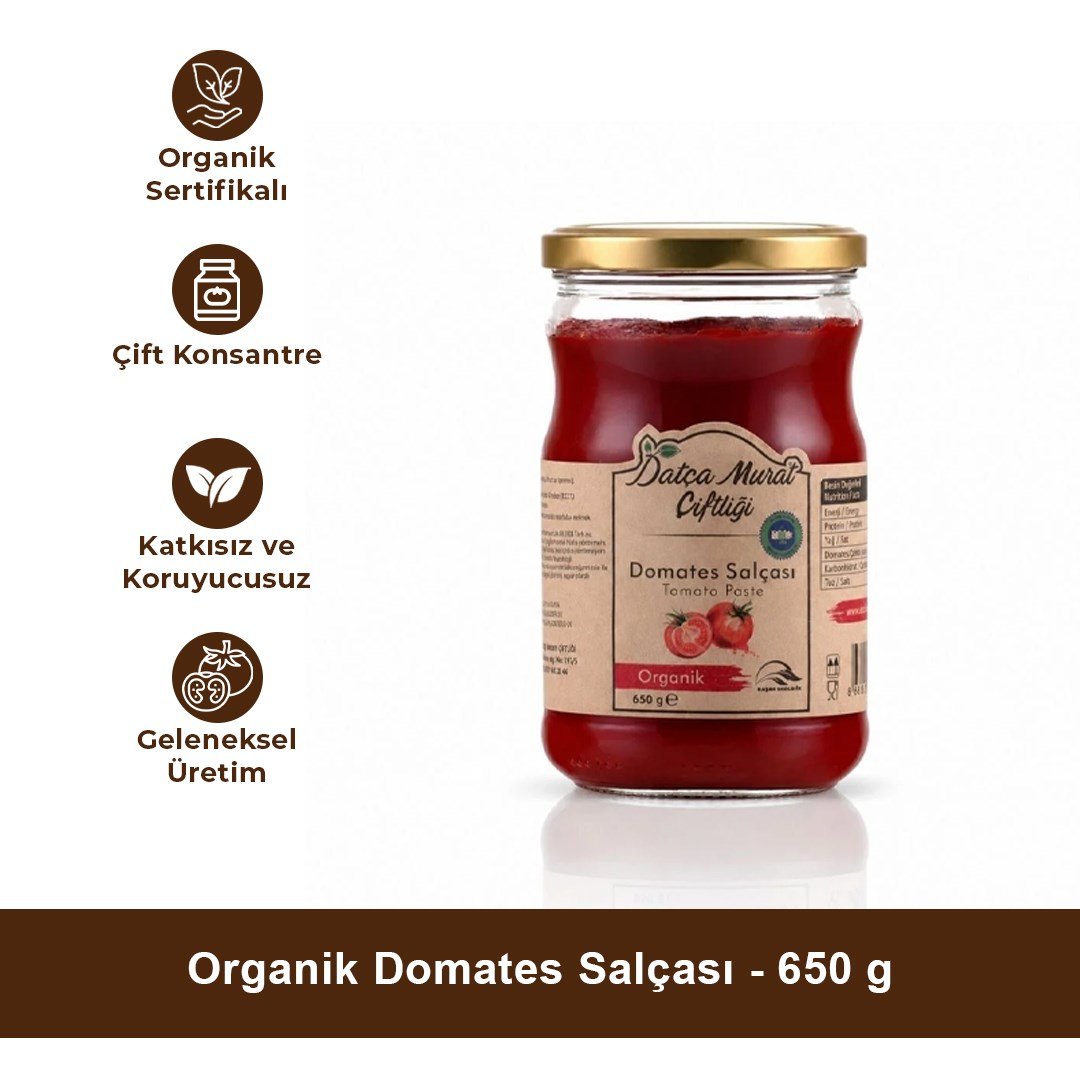 Organik Domates Salçası 650g