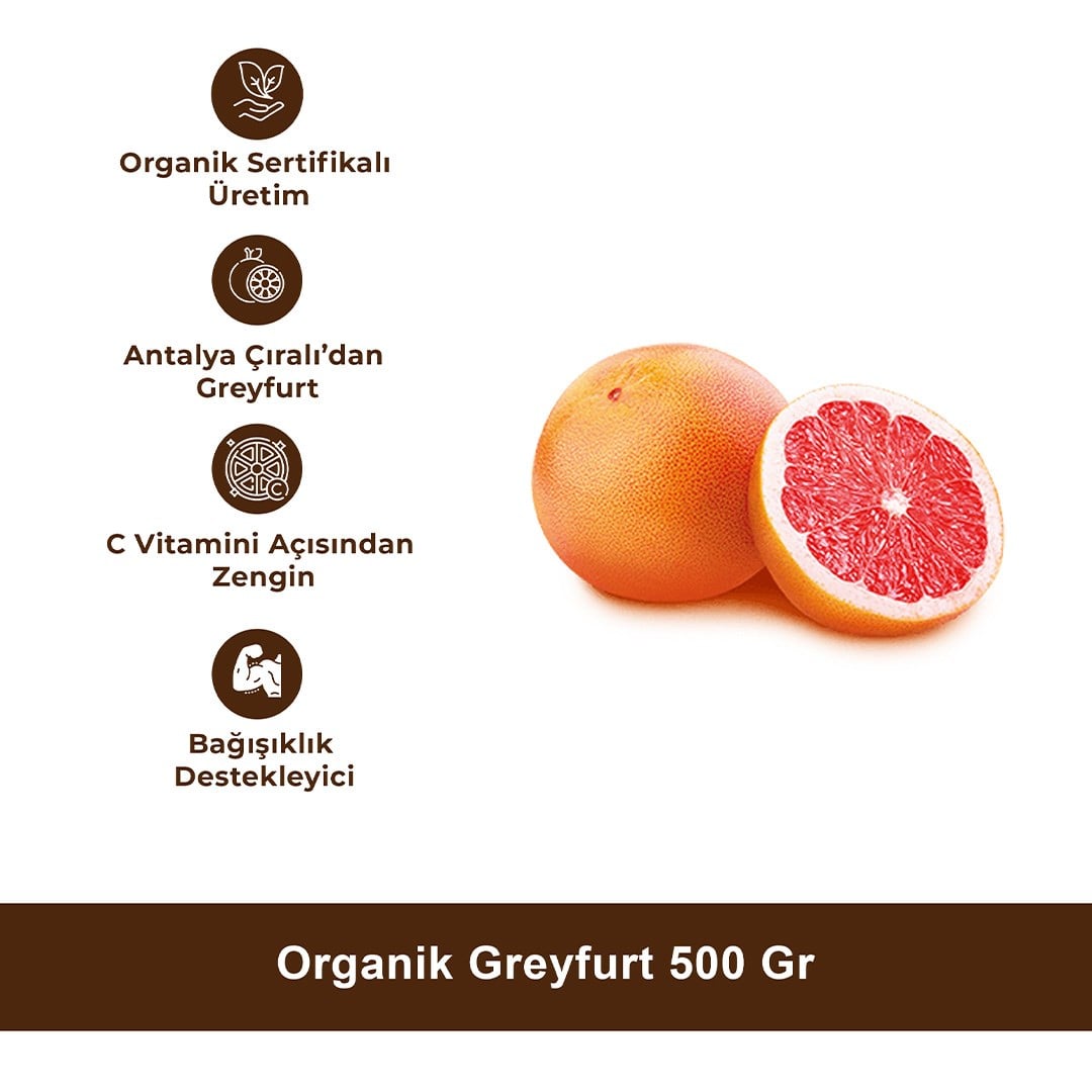 Organik Greyfurt 500 Gr