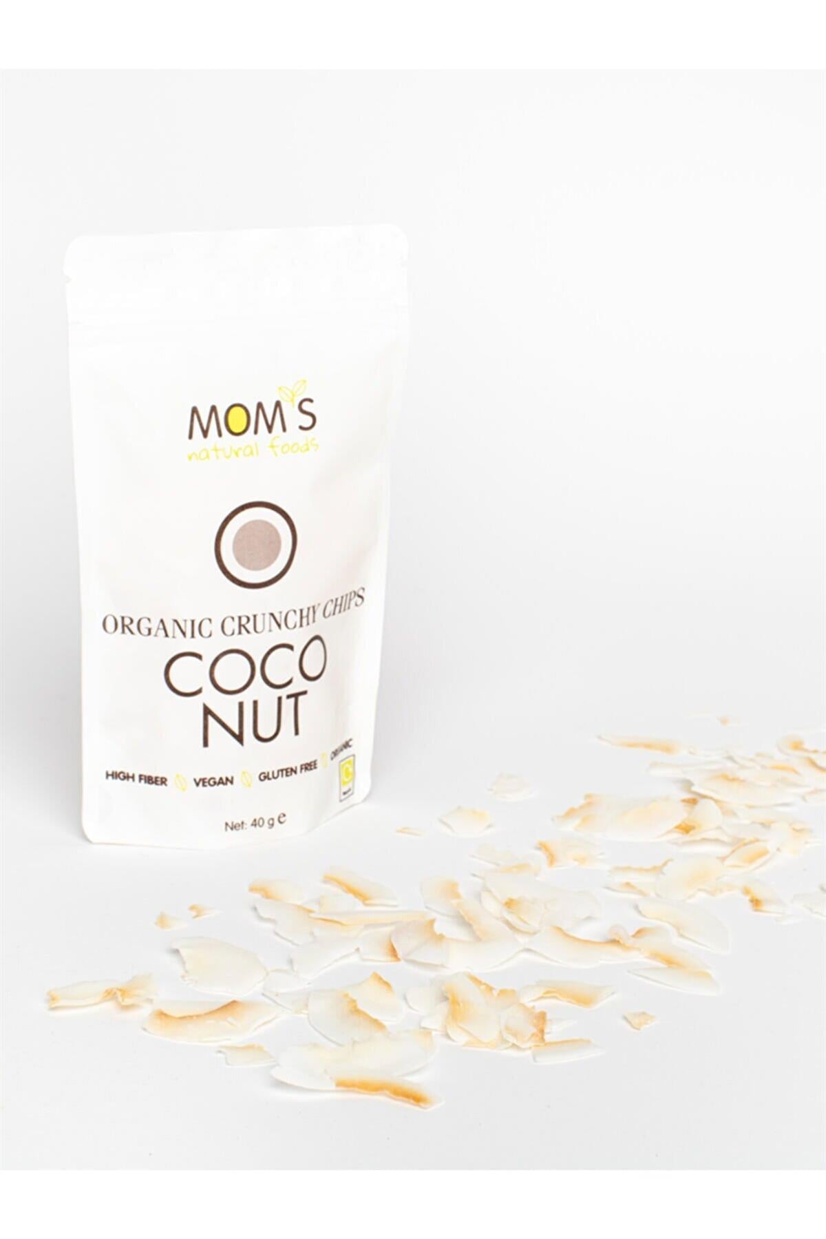 Organik Hindistan Cevizi Cipsi 40gr - Mom's