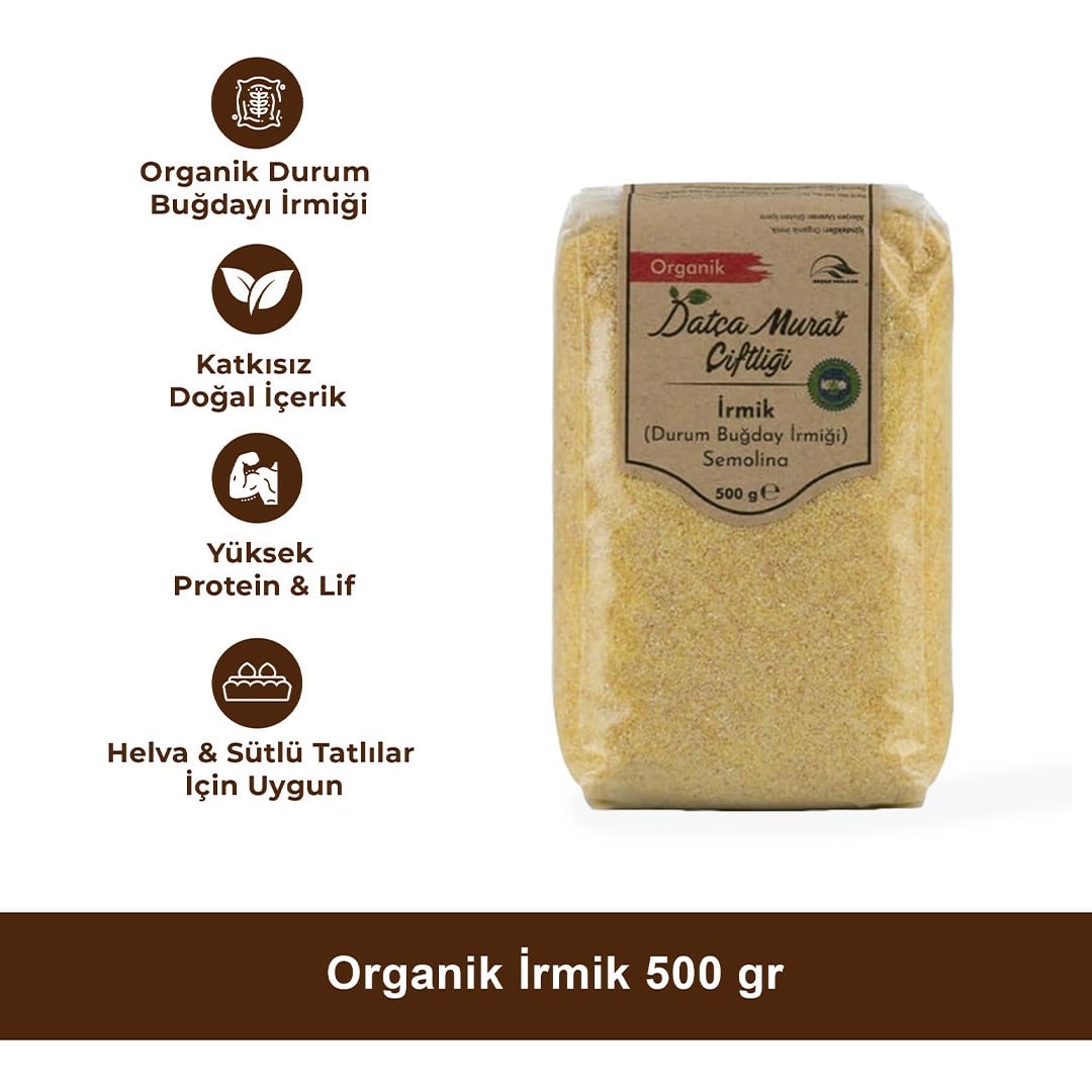 Organik İrmik 500 gr