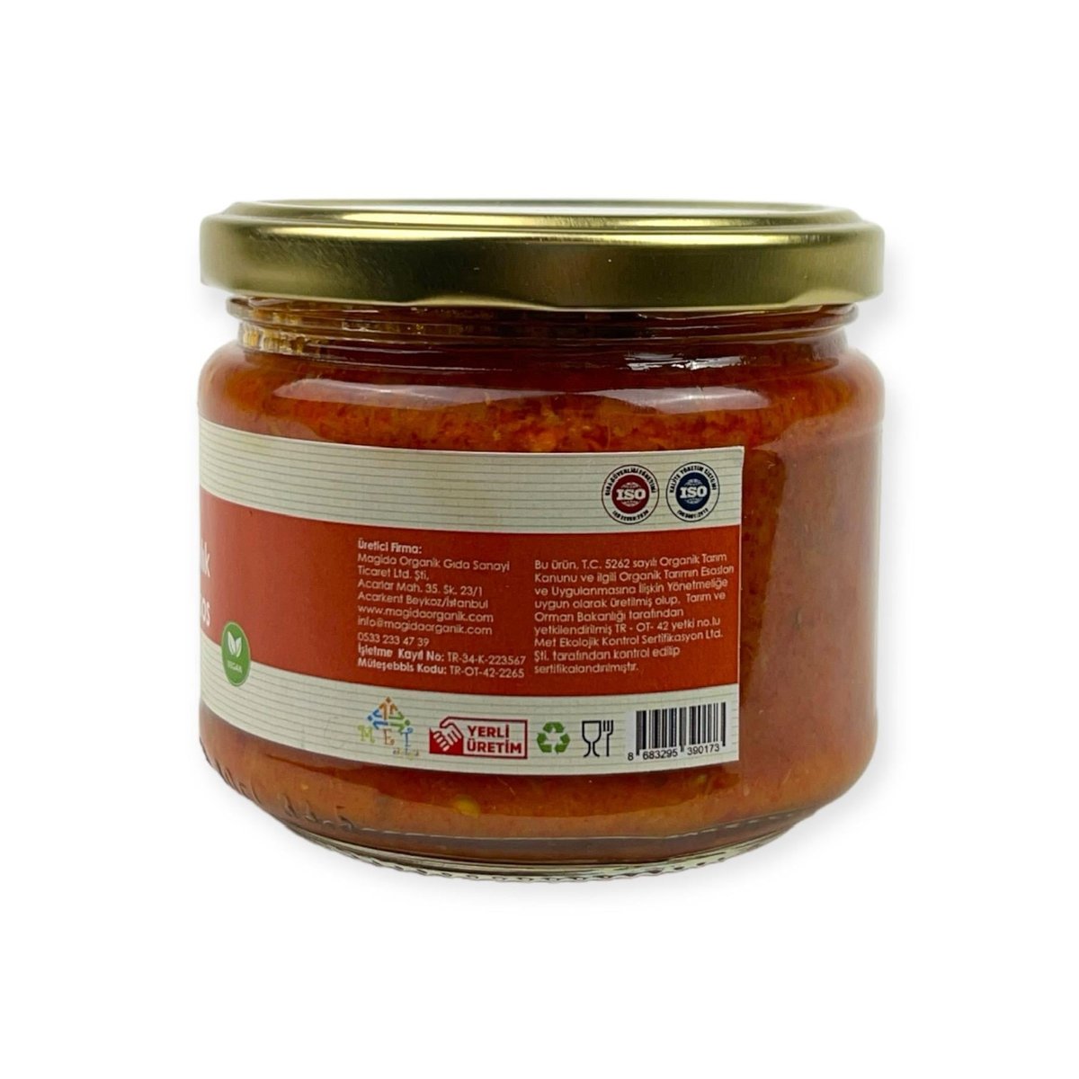 Organik Kahvaltılık Kapya Sosu 230 gr - Magida