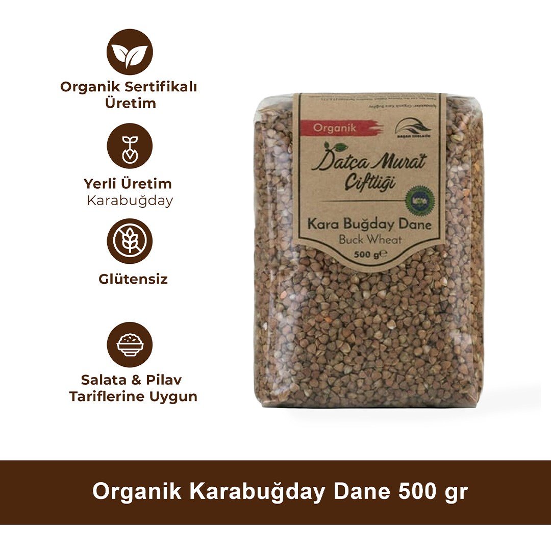 Organik Karabuğday Dane 500 gr