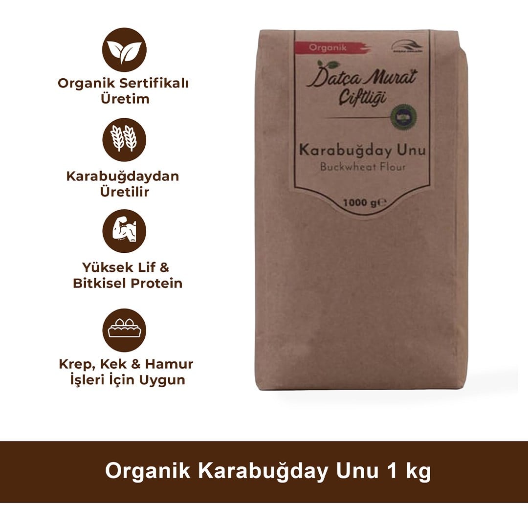 Organik Karabuğday Unu 1 kg