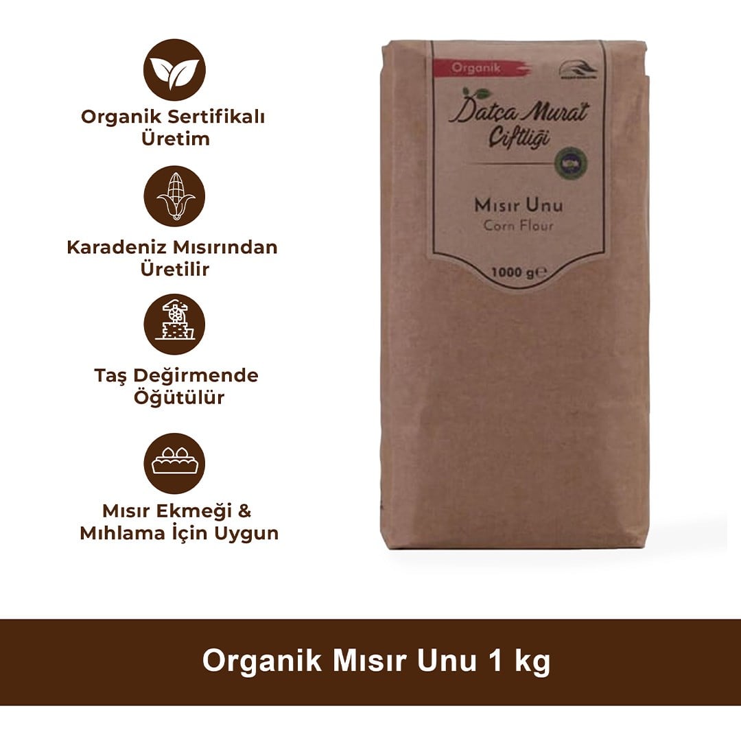Organik Mısır Unu 1 kg