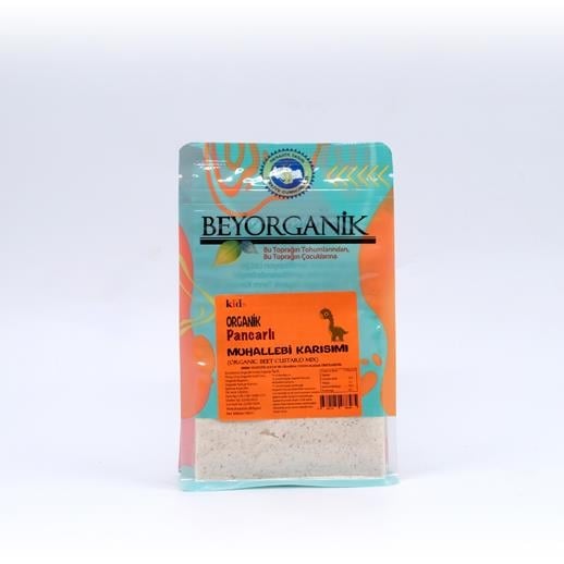 Organik Pancarlı Muhallebi Karışımı 160gr - Beyorganik