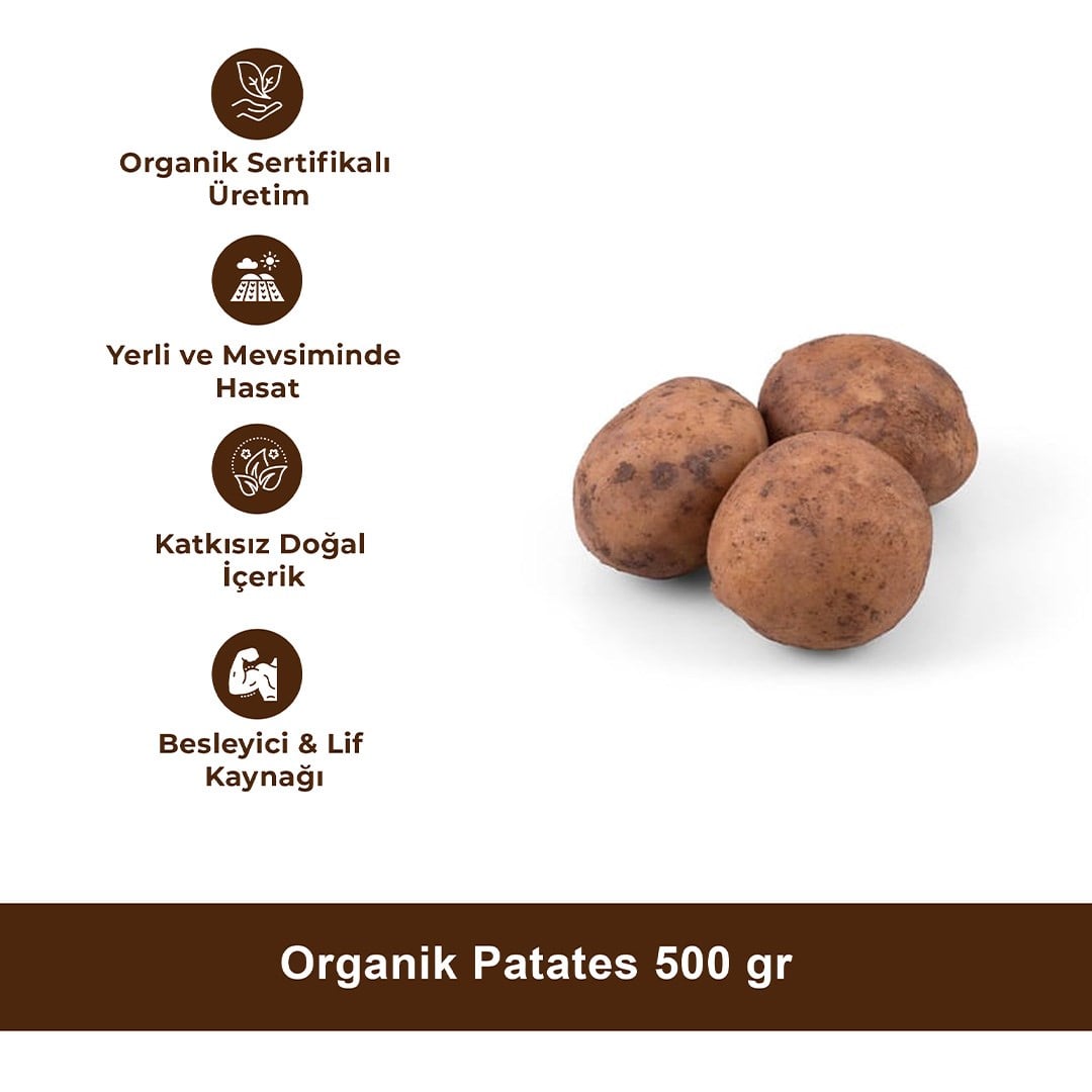 Organik  Patates 500 gr