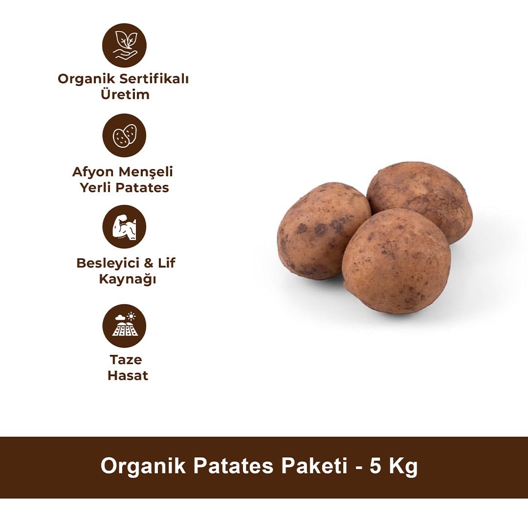 Organik Patates Paketi - 5 Kg