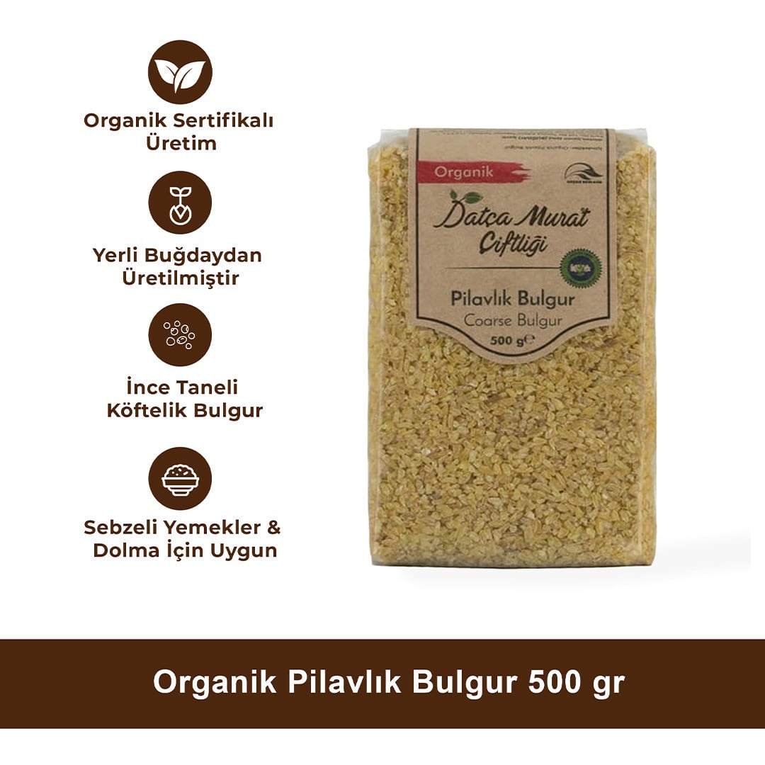 Organik Pilavlık Bulgur 500 gr