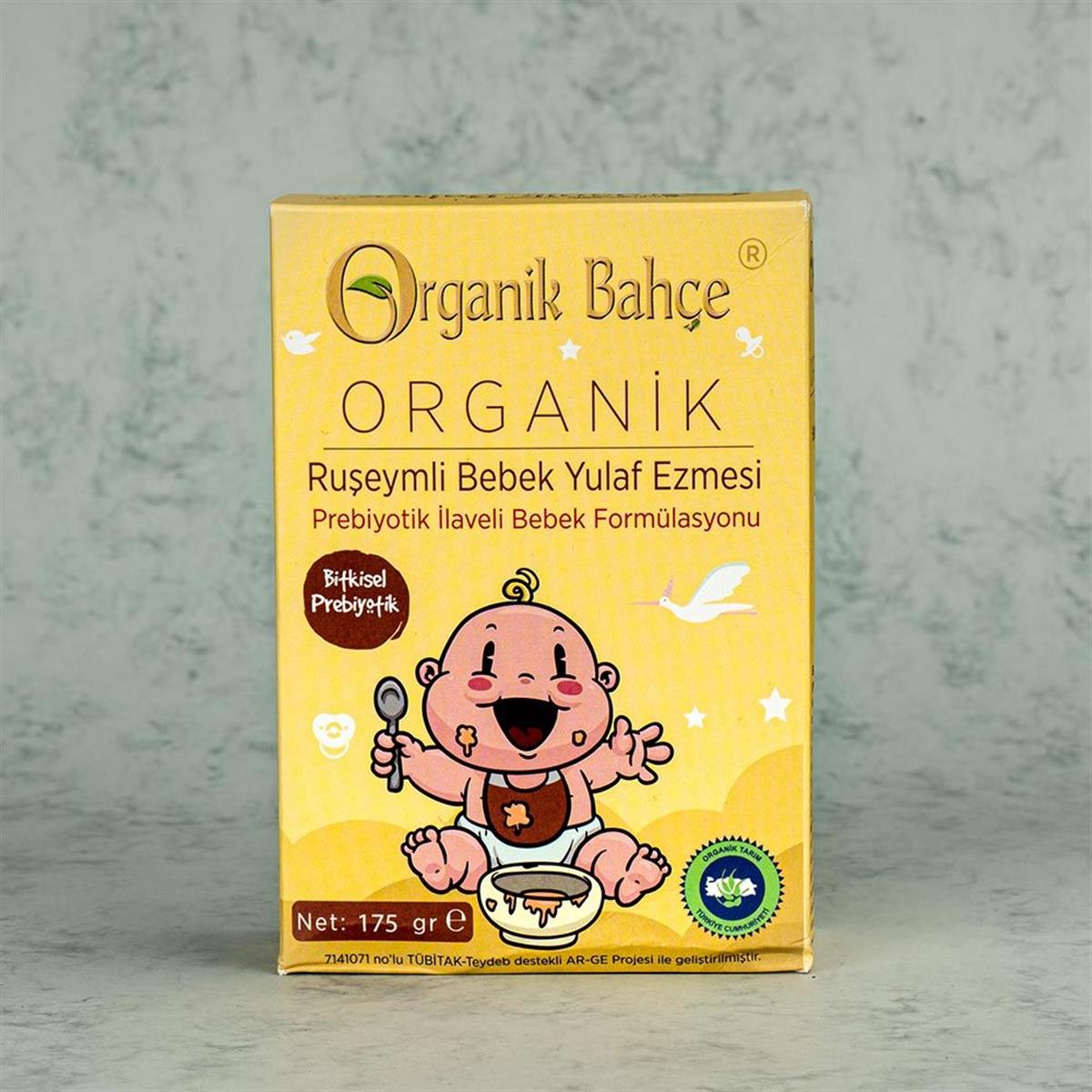 Organik Rüşeymli Bebek Yulaf Ezmesi 175 gr-Org Bahçe