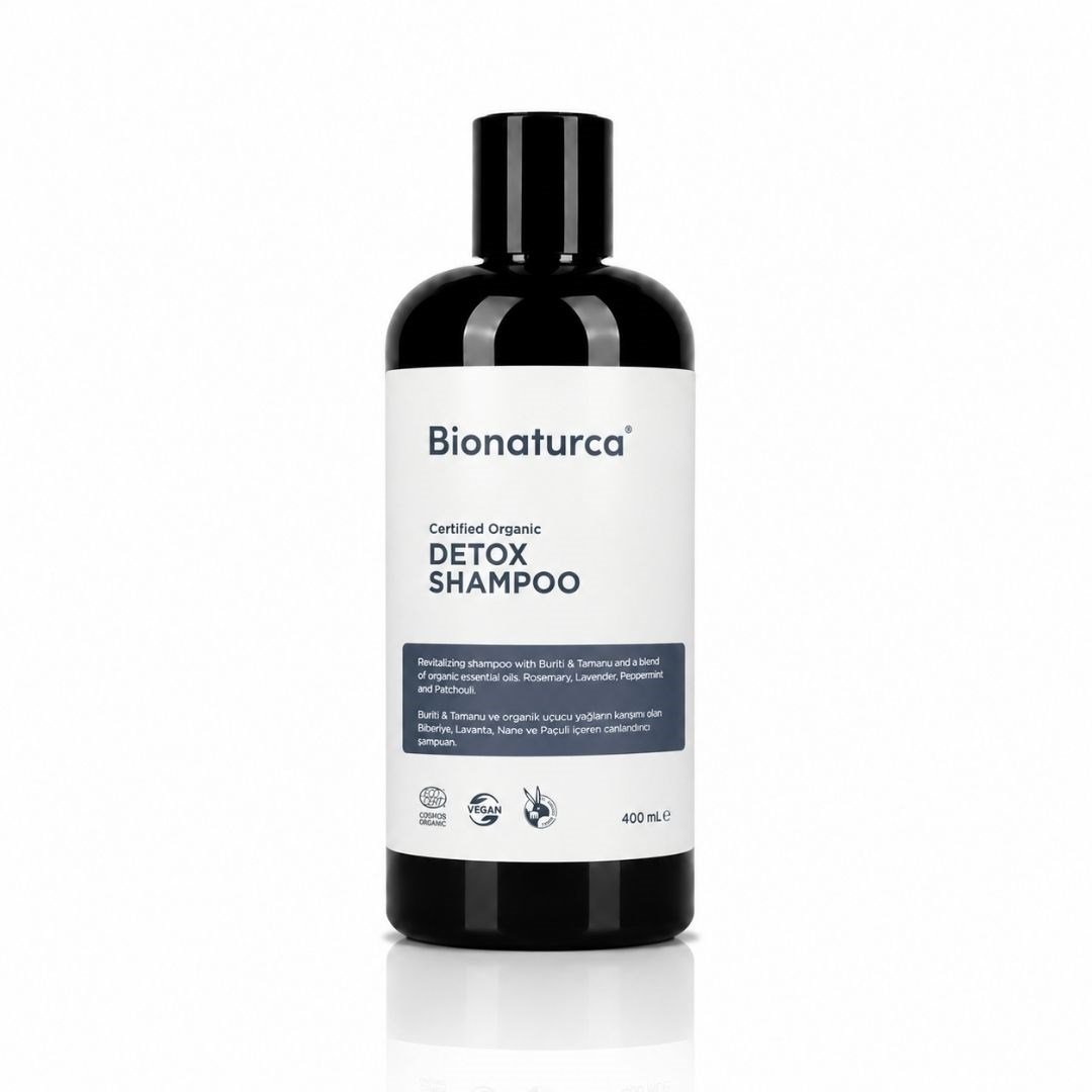 Organik Sertifikalı Arındırıcı Detoks Şampuan 400 ml - Bionaturca