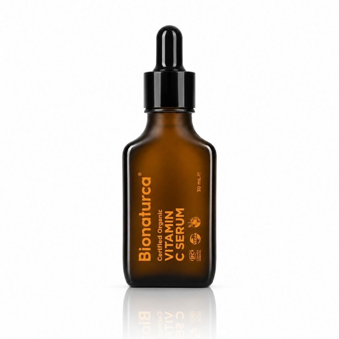 Organik Sertifikalı C Vitaminli Aydınlatıcı Yüz Serumu 30 ml-Bionaturca