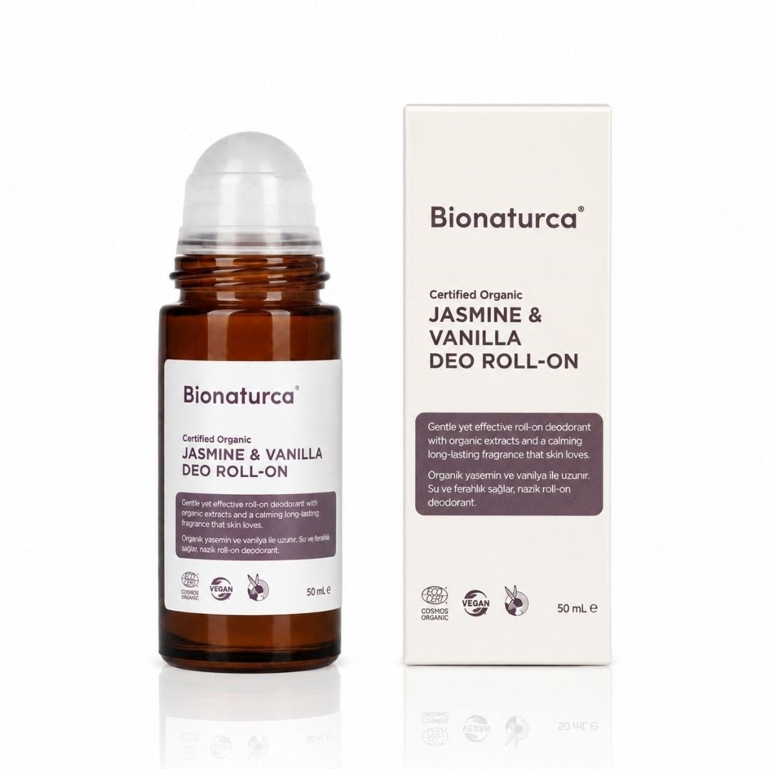 Organik Sertifikalı Yasemin & Vanilya Deo Roll-On 50 ml - Bionaturca
