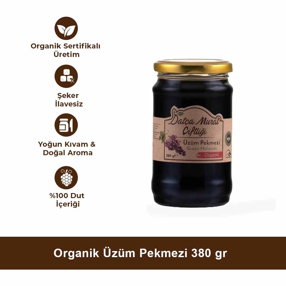 Organik Üzüm Pekmezi 380 Gr