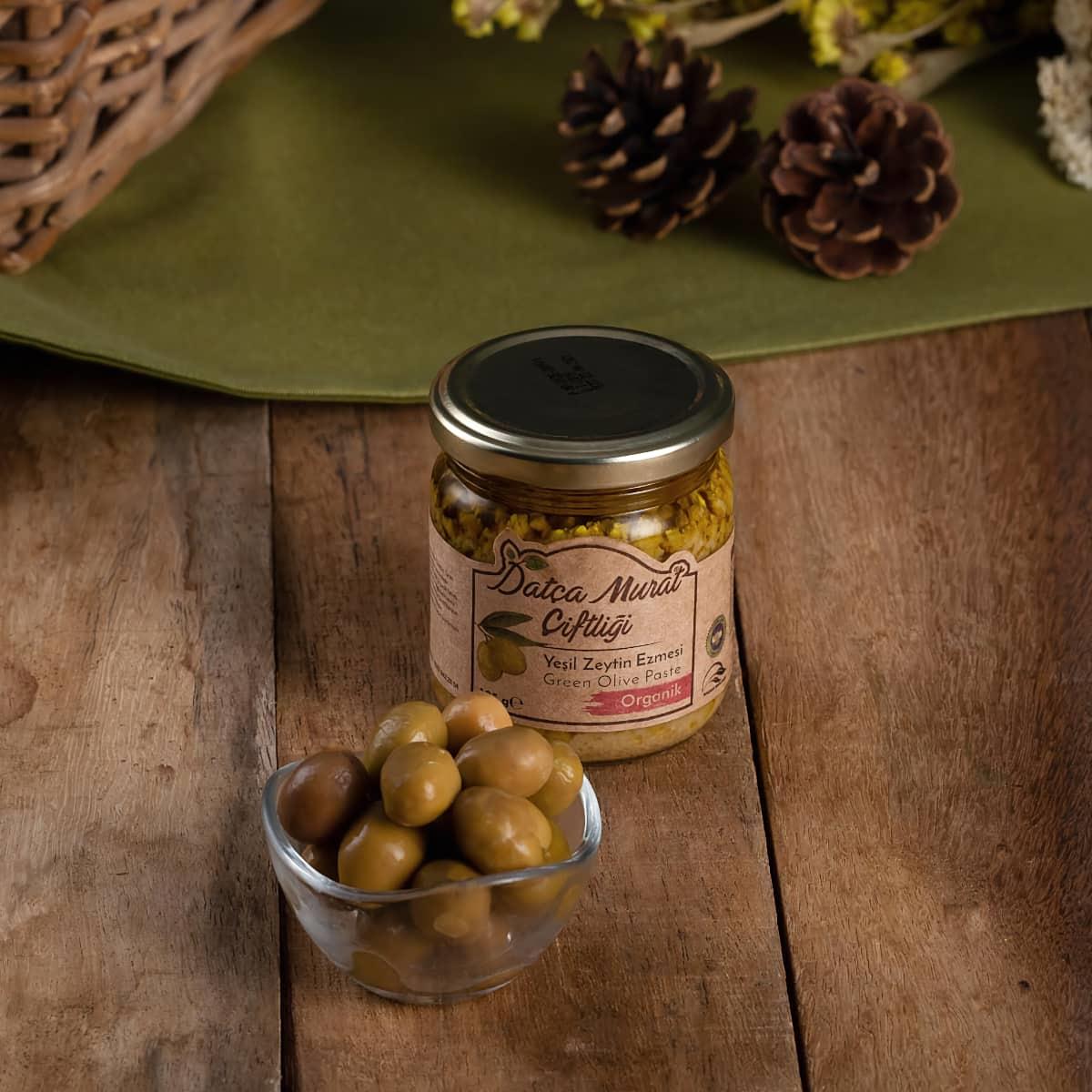Organik Yeşil Zeytin Ezmesi 180 gr
