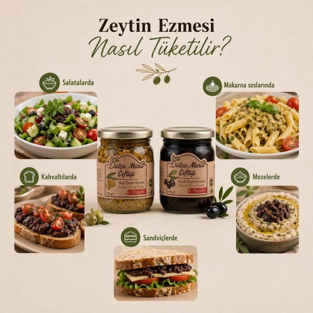 Organik Yeşil Zeytin Ezmesi 180 gr