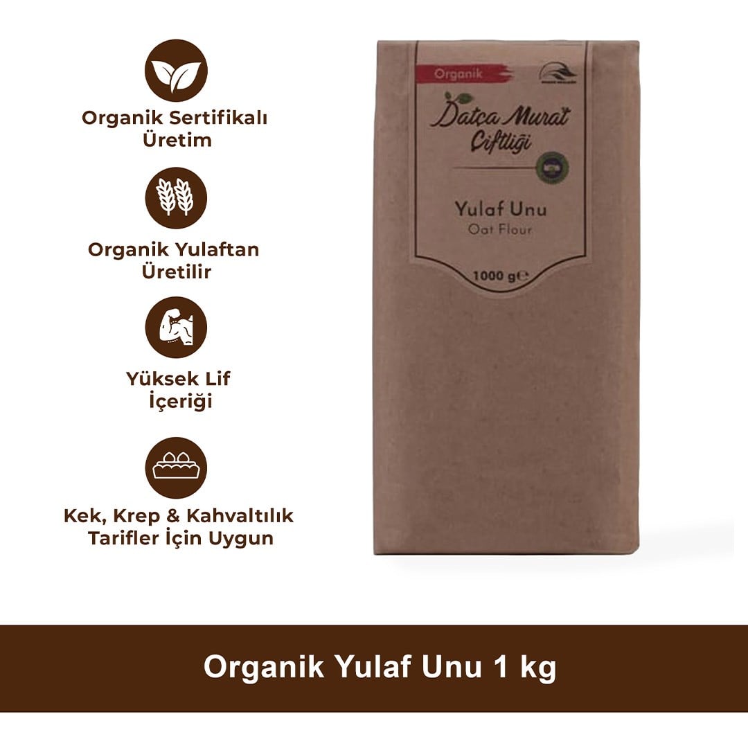 Organik Yulaf Unu 1 kg