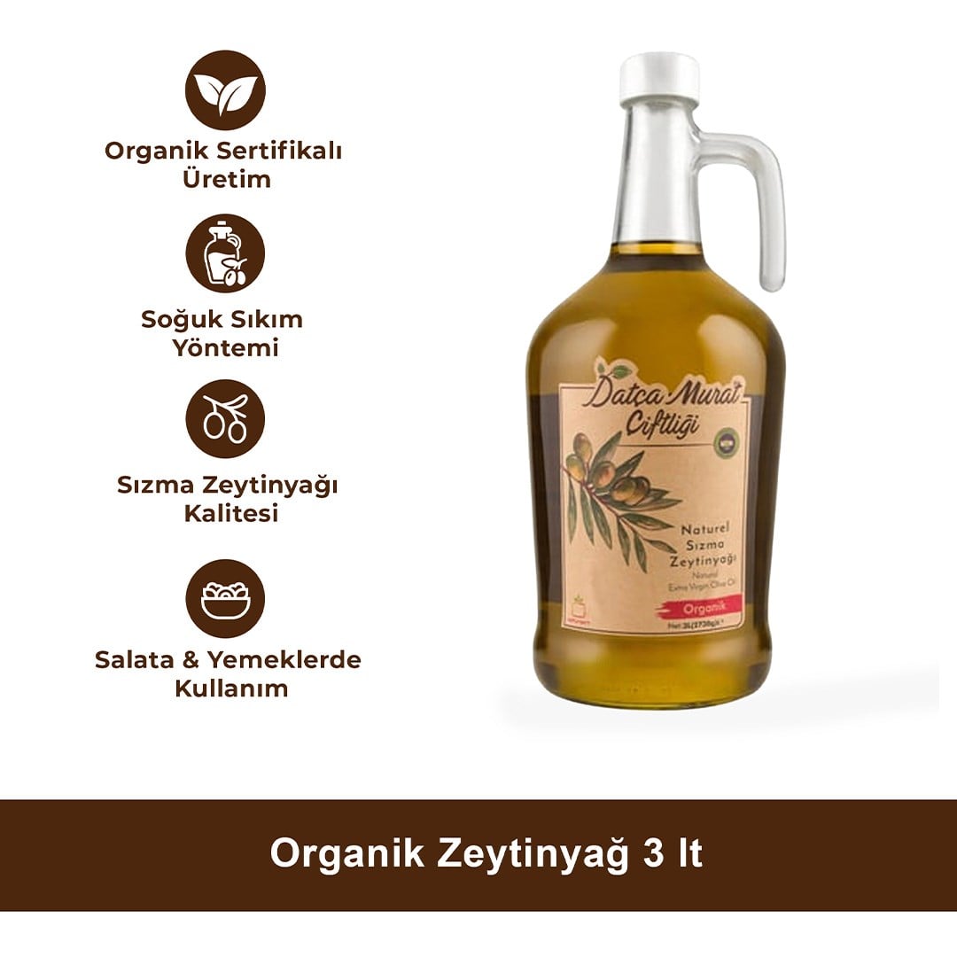 Organik Zeytinyağ 3 lt