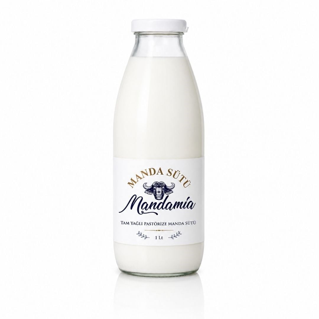 Pastörize Manda Sütü 1 LT - Mandamia