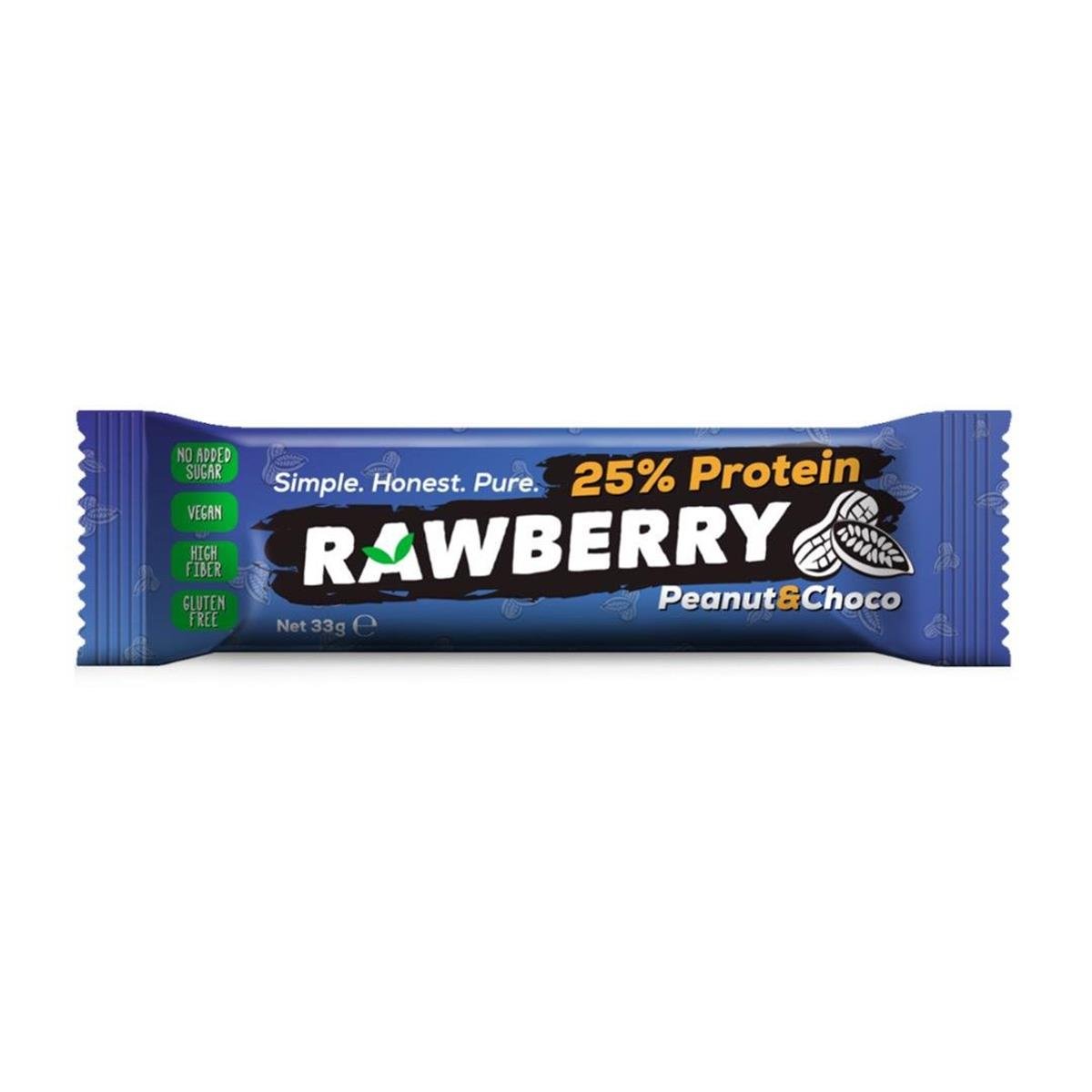 Rawberry %25 Protein Peanut&Choco 33 G