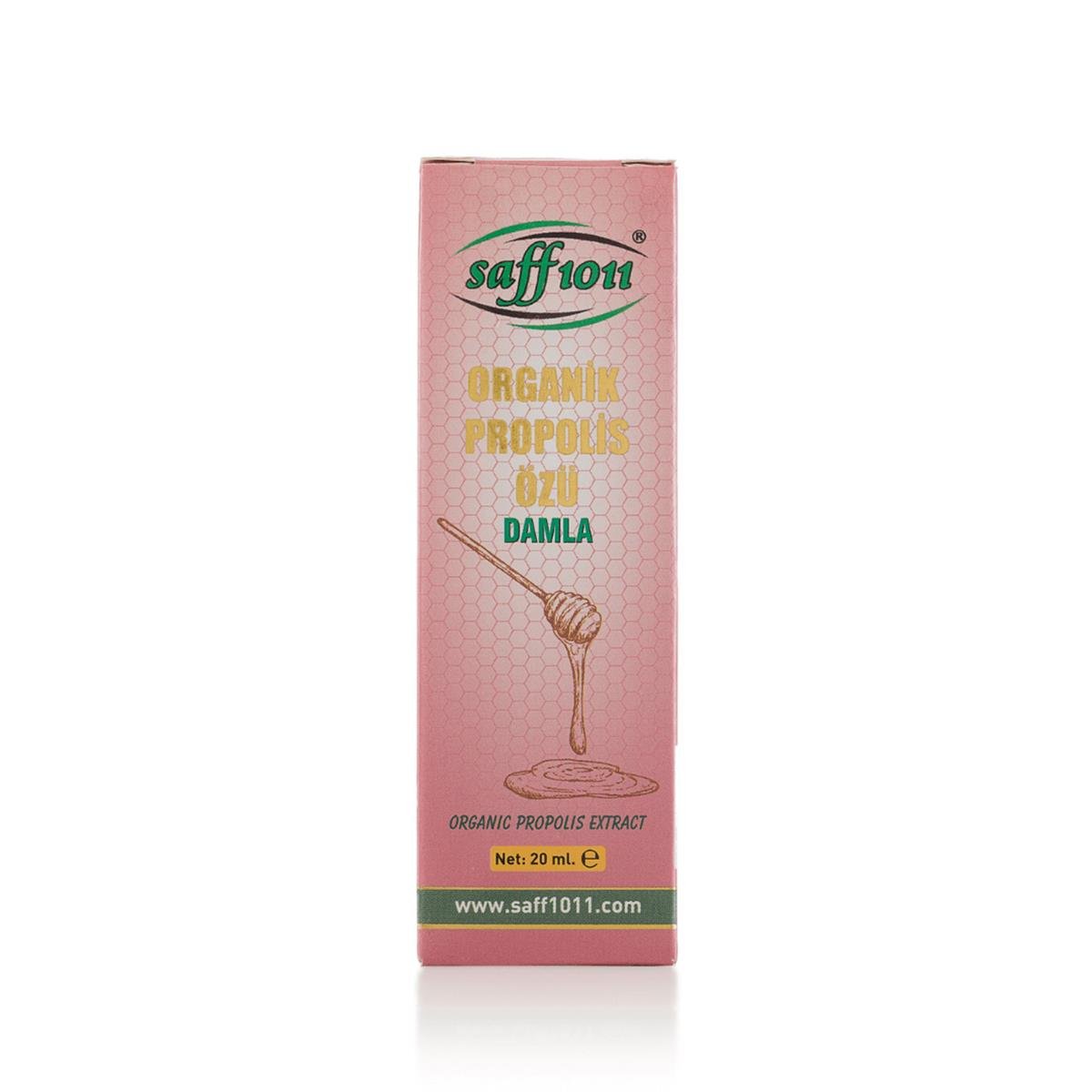 Saff 1011 Sertifikalı Organik Propolis Ekstraktı (Özü) Damla 20 ml