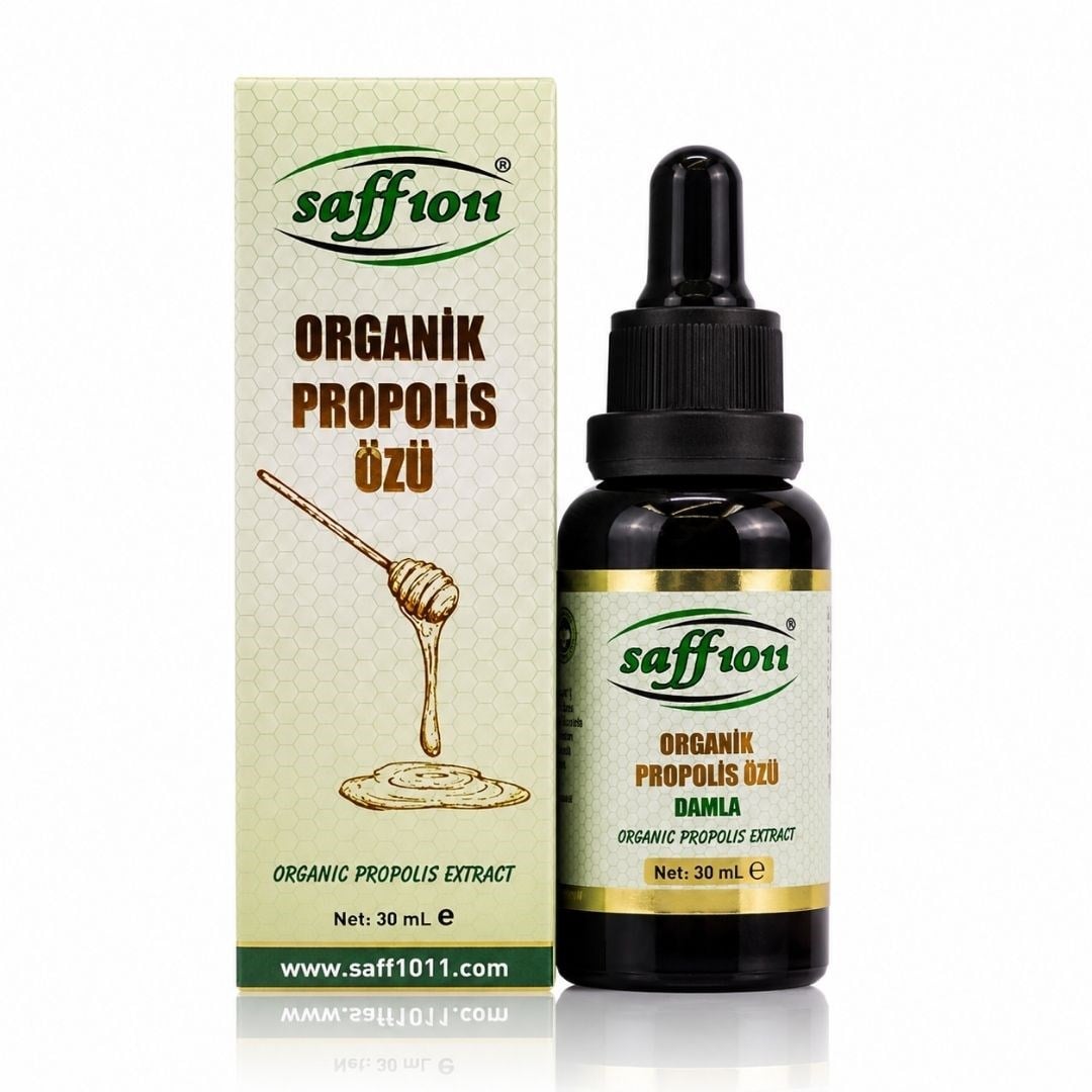 Saff 1011 Sertifikalı Organik Propolis Ekstraktı (Özü) Damla 30 ml