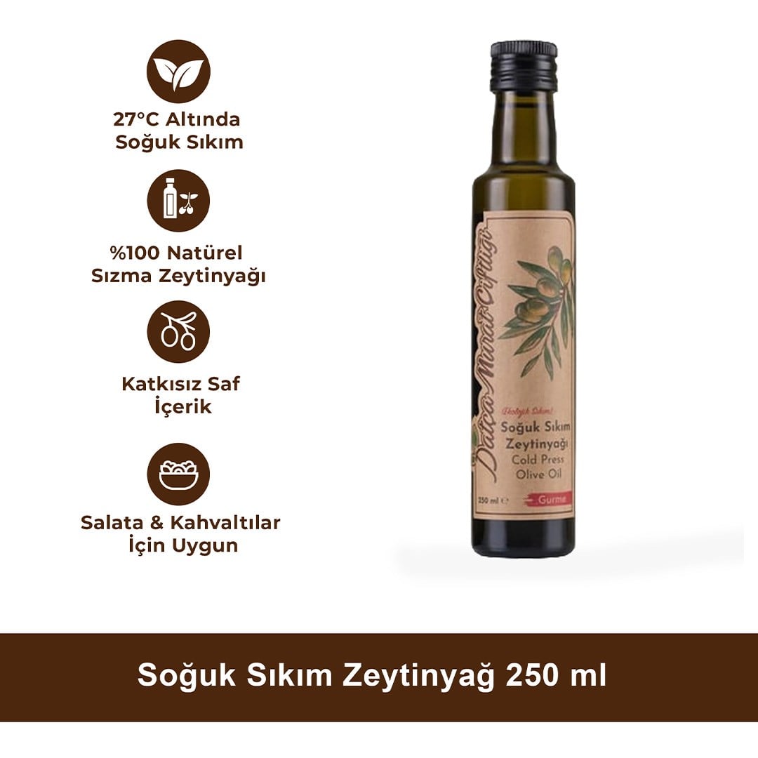 Soğuk Sıkım Zeytinyağ 250 ml