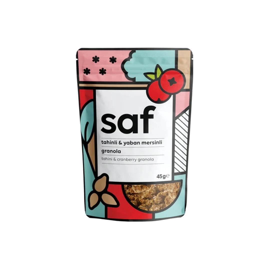 Tahinli Yaban Mersinli Granola 45 gr - saf nutritoun