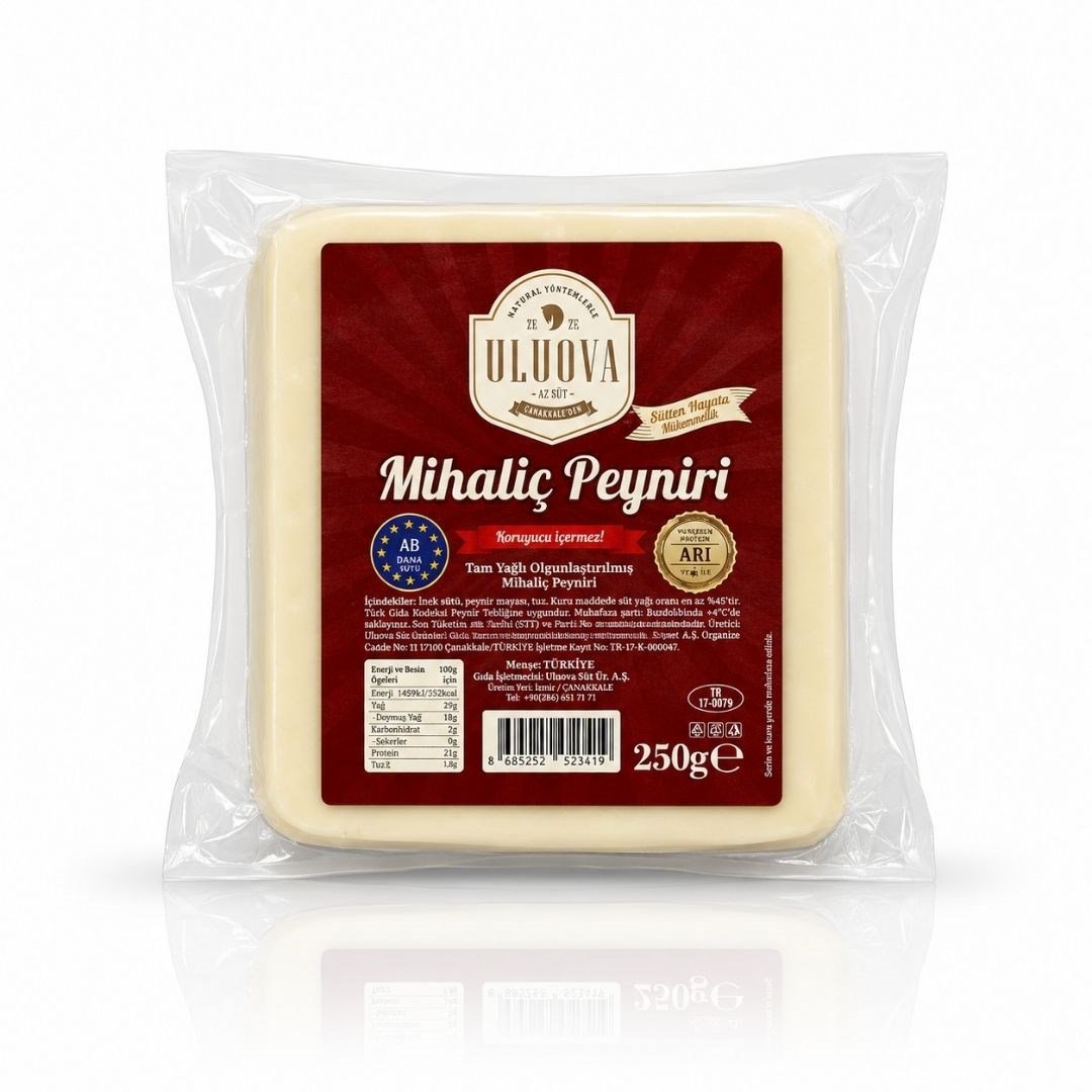 Tam Yağlı Olgunlaştırılmış Mihaliç Peyniri 250 gr - Uluova