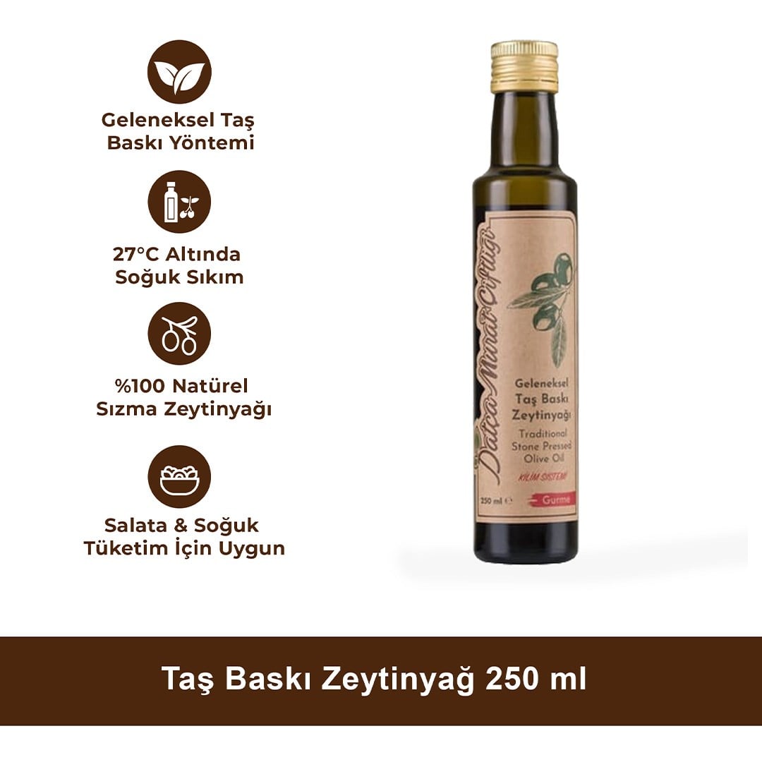 Taş Baskı Zeytinyağ 250 ml