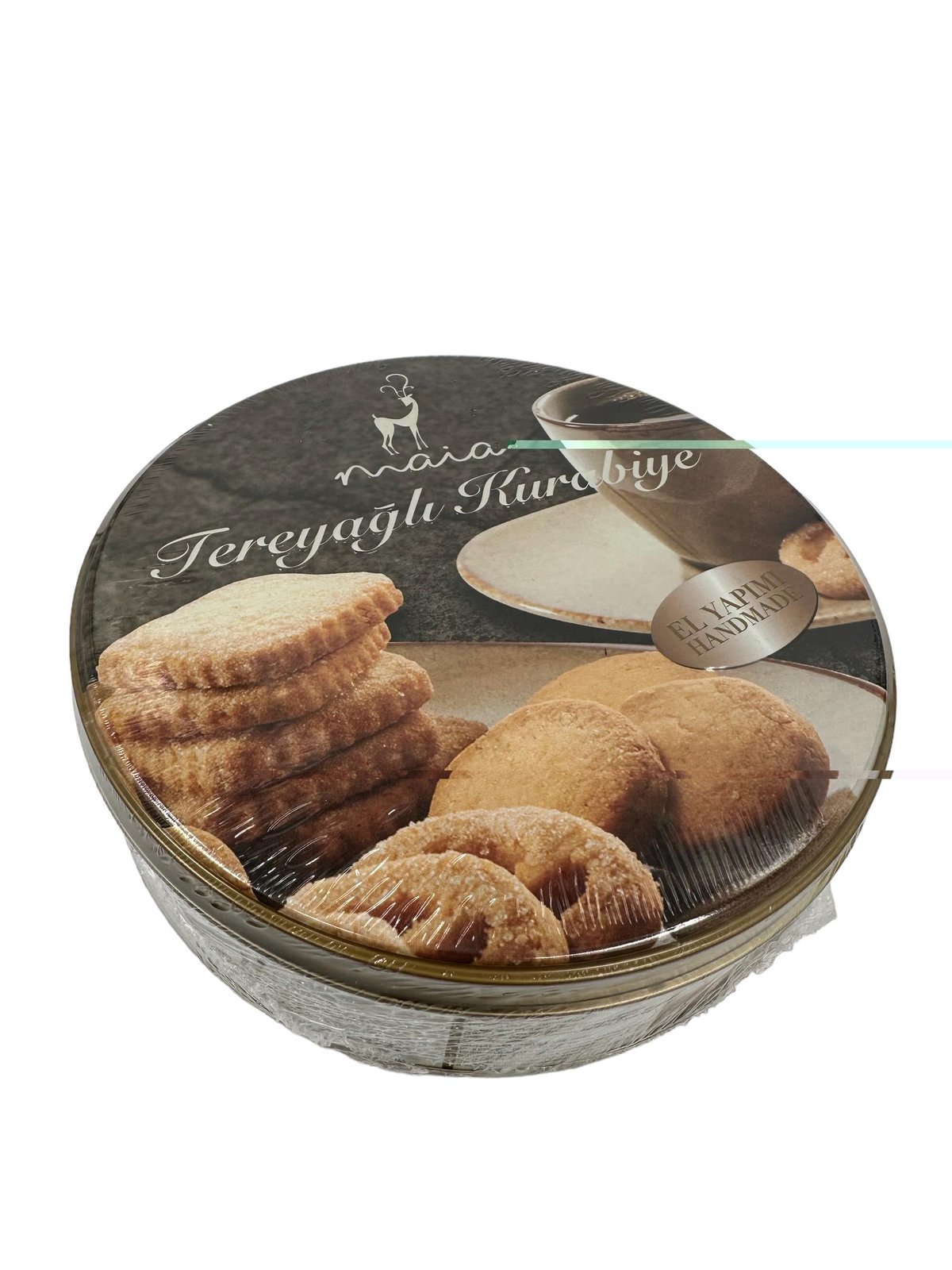 Tereyağlı Kurabiye Şık Teneke Kutu 300 gr